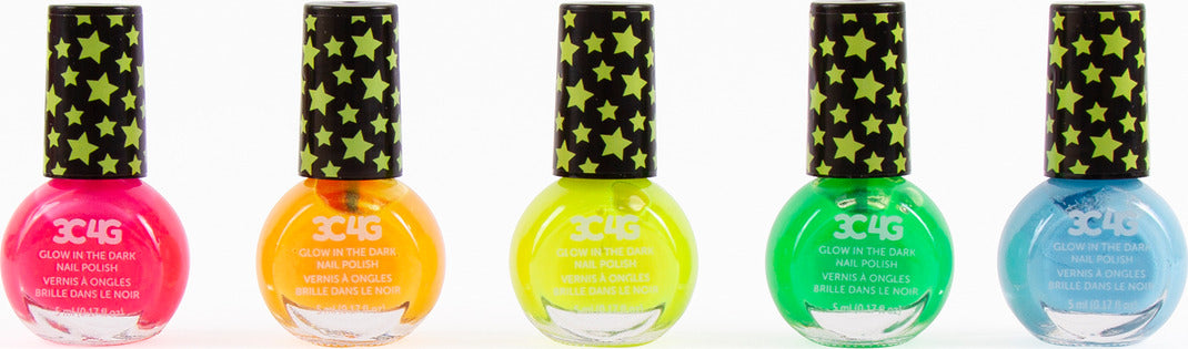 Glow In The Dark 5 Pk Nail Polish