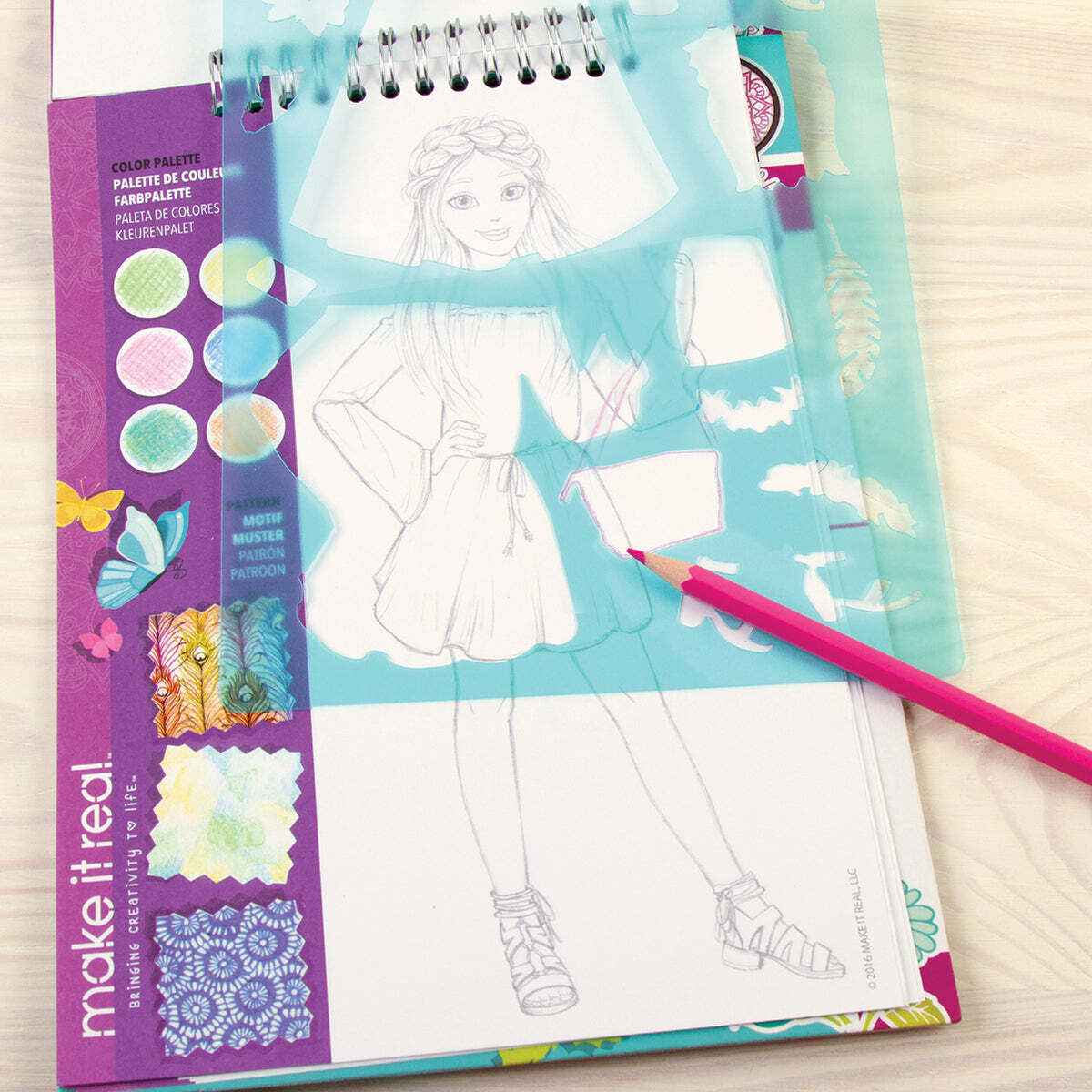 Fashion Design Sketchbook: Blooming Creativity