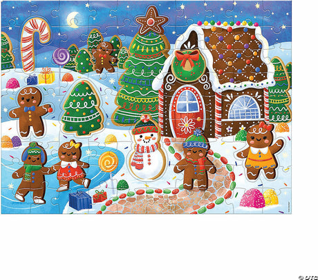Gingerbread Friends Scratch and Sniff Puzzle
