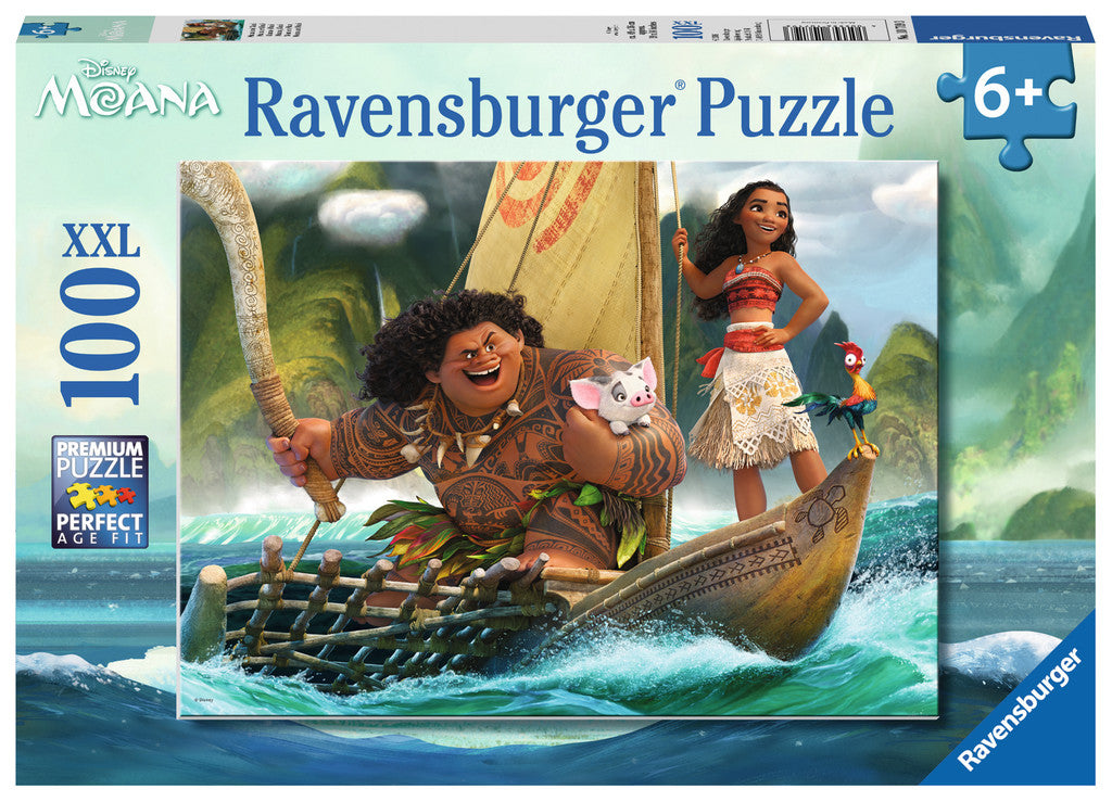 100 Piece Puzzle, Moana and Maui