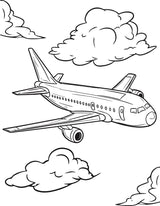 Wheels and Wings XXL Coloring Book