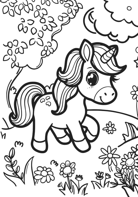 Unicorn Dreams XXL Coloring Book