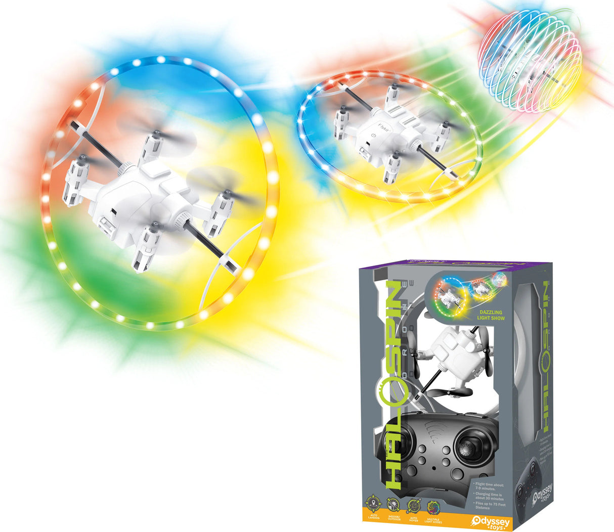 HaloSpin LED Drone