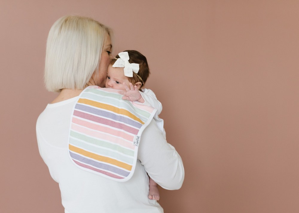 Copper Pearl Burp Cloth Set, Hope