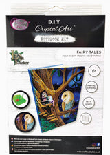 Crystal Art Notebook Kit, Owl and Fairy Tree