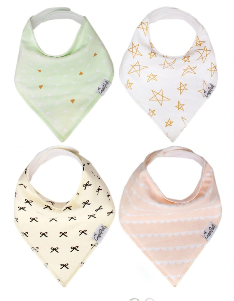 Copper Pearl Bandana Bib Set, Paris