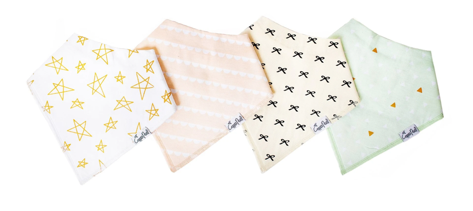 Copper Pearl Bandana Bib Set, Paris