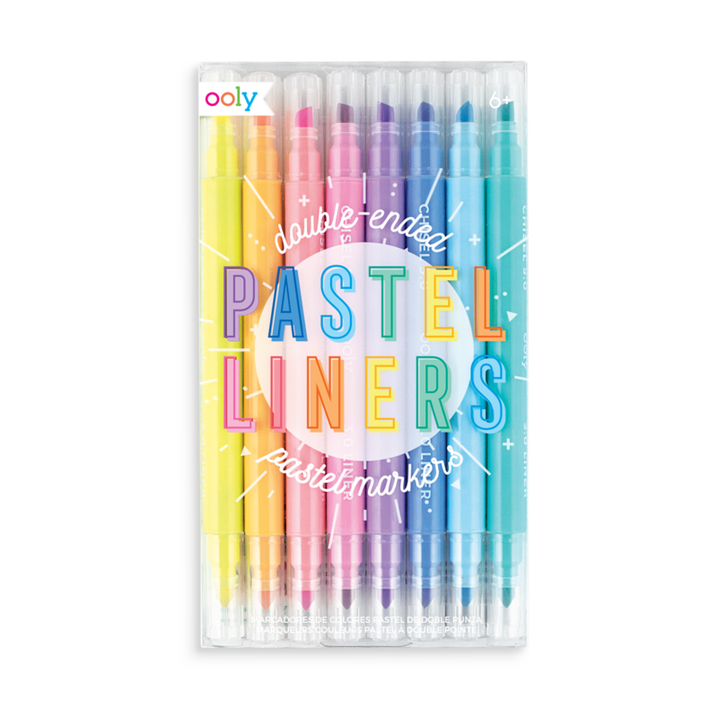 Pastel Liners Dual Tip Markers