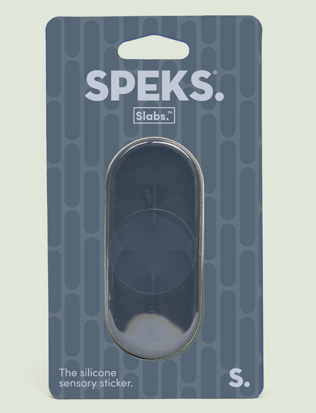 Speks Slabs Path Dark Gray - Sensory Silicone Sticker
