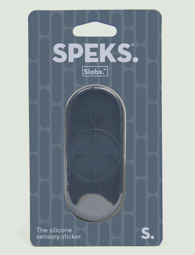 Speks Slabs Path Dark Gray - Sensory Silicone Sticker