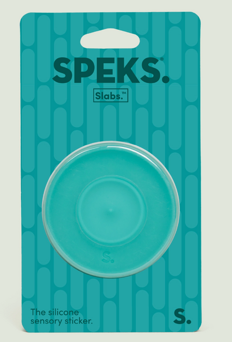 Speks Slabs Path Light Teal - Sensory Silicone Sticker