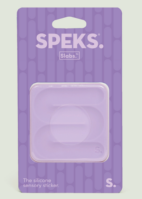 Speks Slabs Path Purple - Sensory Silicone Sticker
