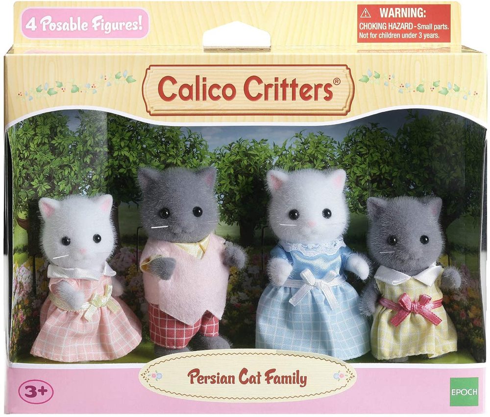 Calico Critters Persian Cat Family