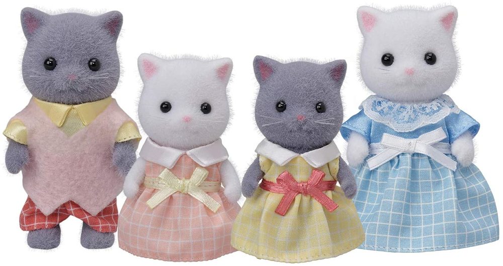 Calico Critters Persian Cat Family