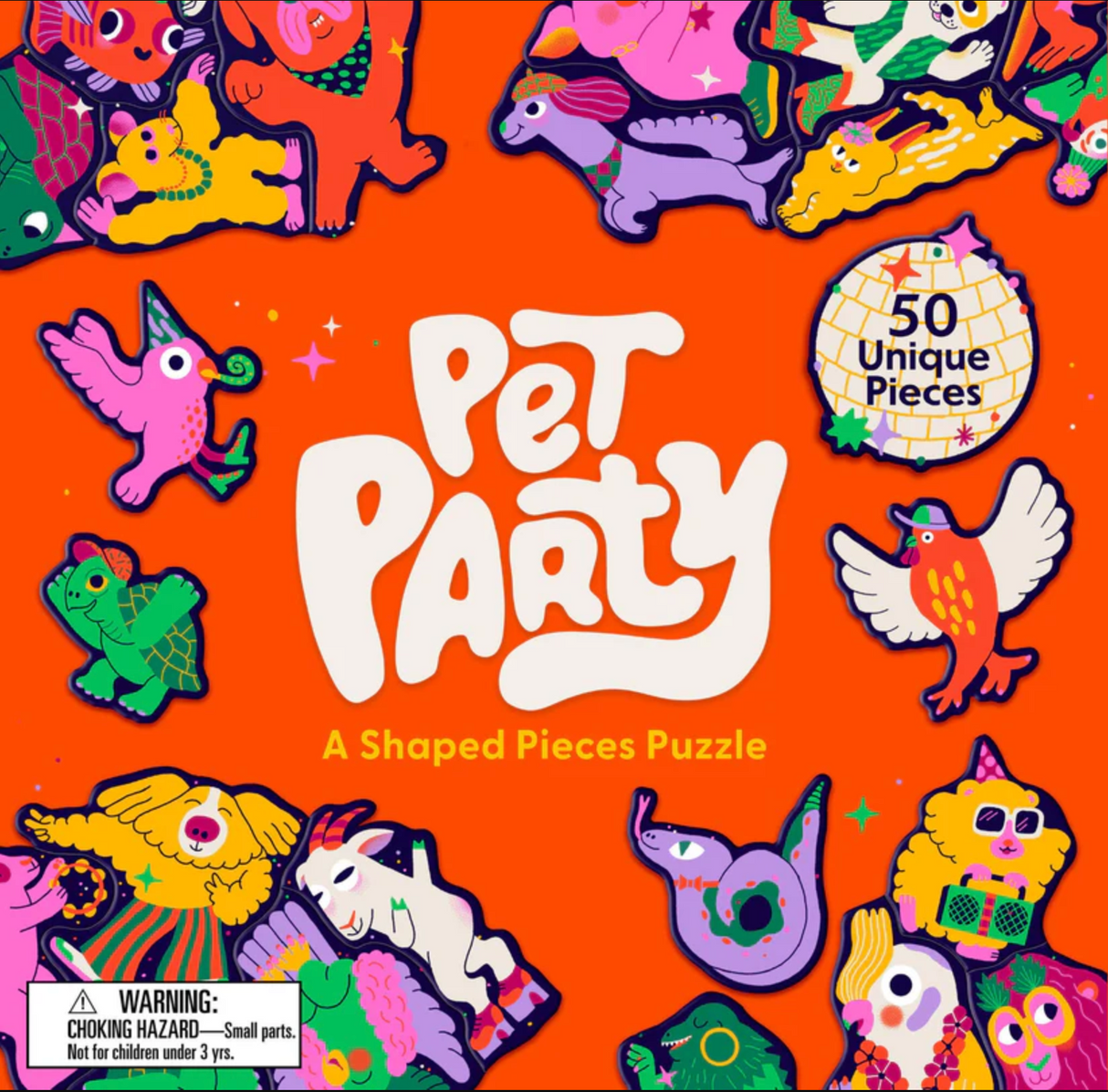 50 Piece Puzzle, Pet Party