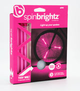 Spin Brightz Pink Bike Lights