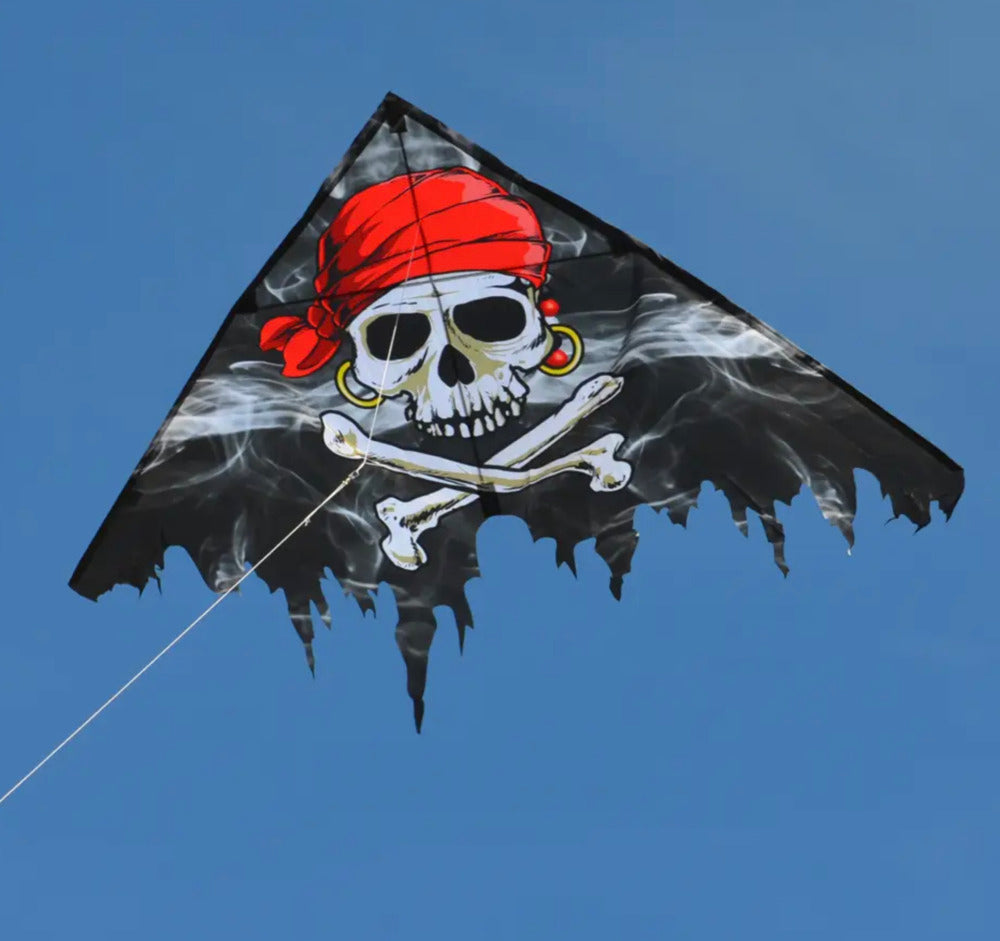 Smokin' Pirate Fringe 50" Delta Kite - Pickup Only