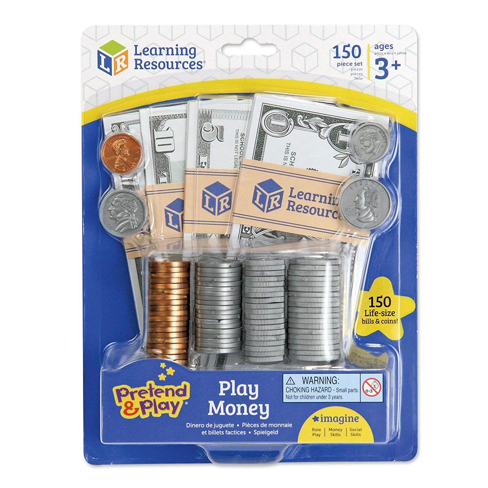 Play Money Bills and Coins