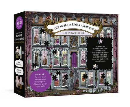 500 Piece Puzzle, The World of Edgar Allan Poe: A Conversation Puzzle