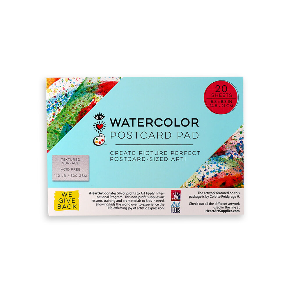 Watercolor Postcard Pad