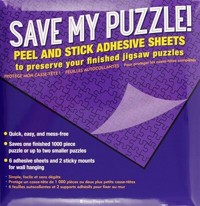 Save My Puzzle! Peel and Stick Adhesive Sheets