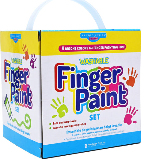 Studio Series Junior Finger Paint Set (9 colors) Peter Pauper Press, Inc.