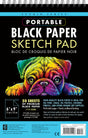 Studio Series Portable Black Paper Sketch Pad 6 x 9 inches (50 perforated sheets)