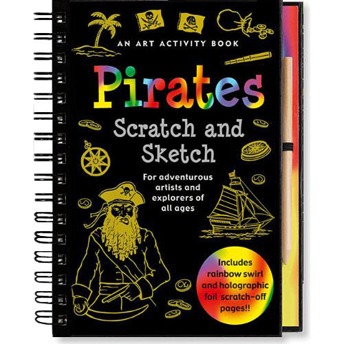 Pirates Scratch and Sketch Activity Book