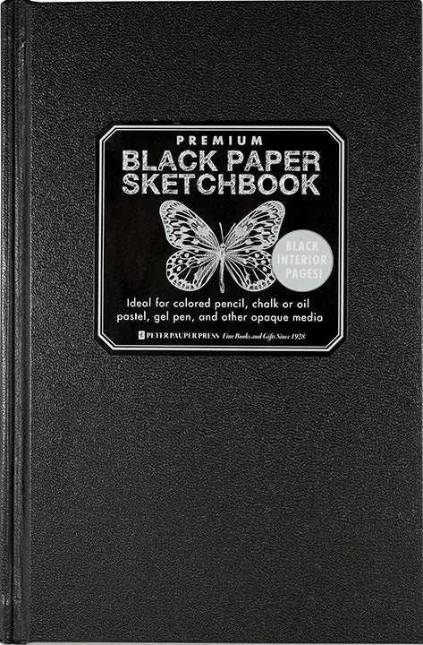 Premium Black Paper Sketchbook - Peter Pauper