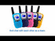 Retevis RT388 Walkie Talkies with Flashlight - Sky Blue Retevis
