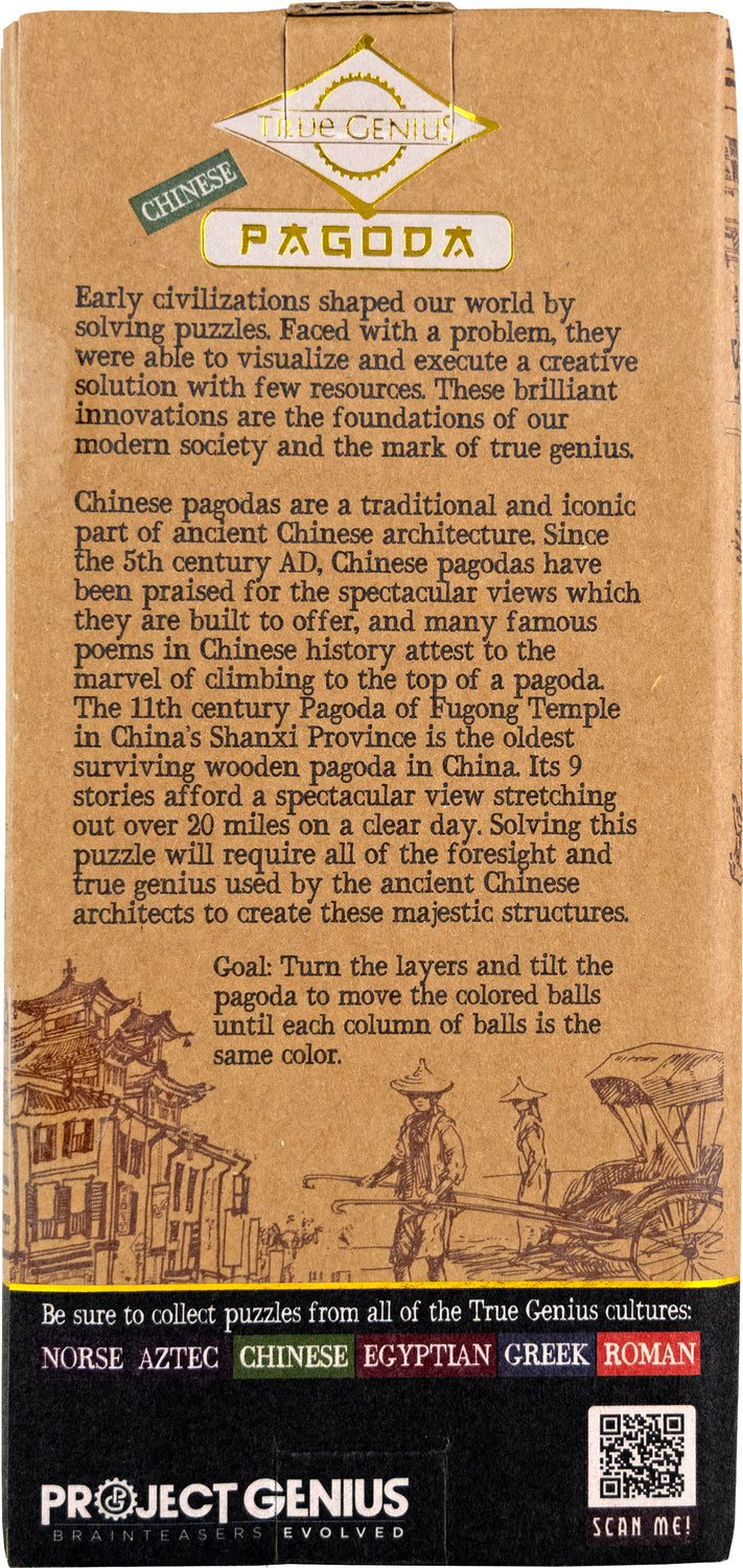 Chinese Pagoda - Brainteaser Puzzle