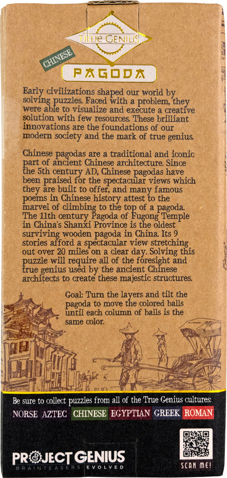 Chinese Pagoda - Brainteaser Puzzle