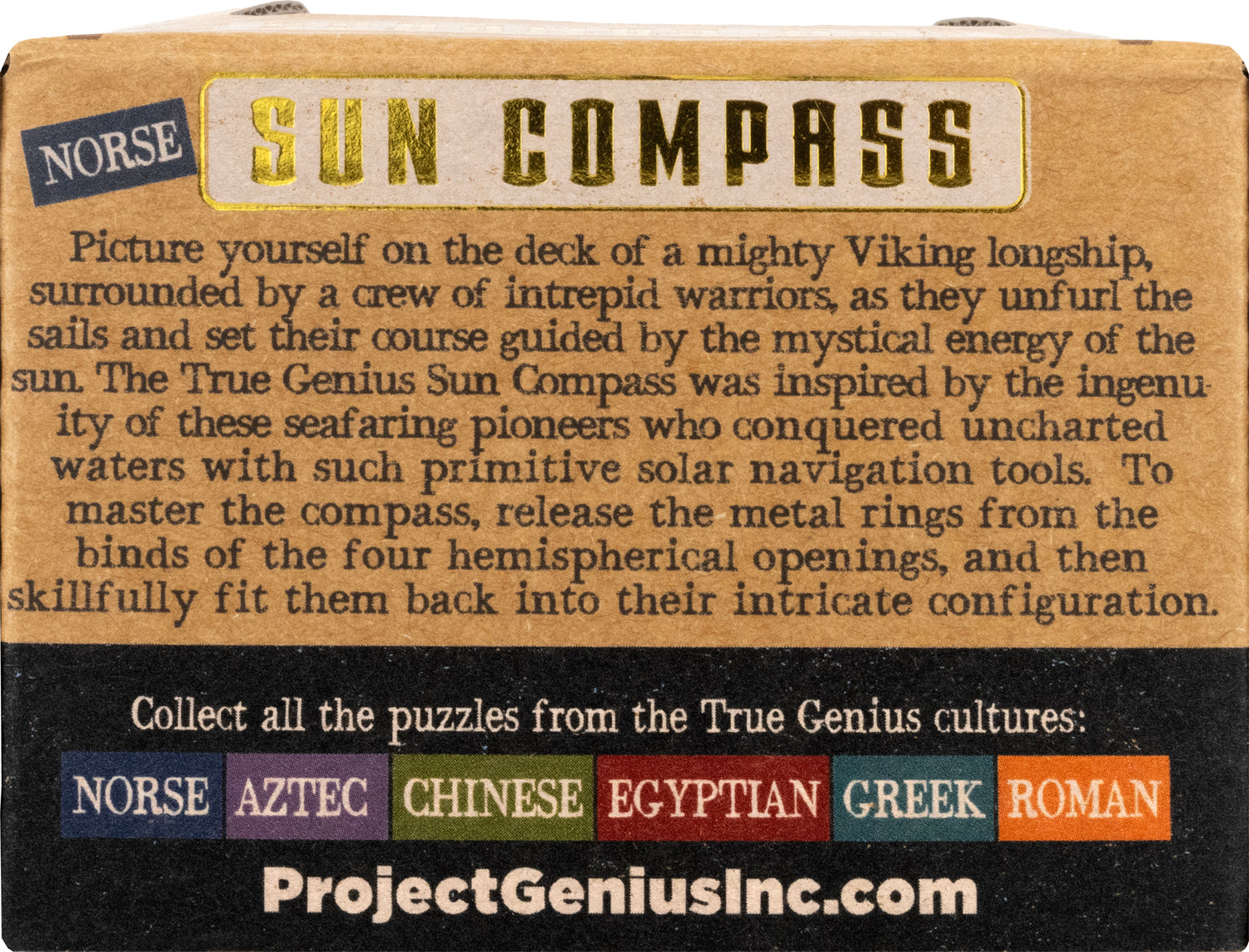 Viking Sun Compass Brainteaser Puzzle – Pufferbellies Toys & Books
