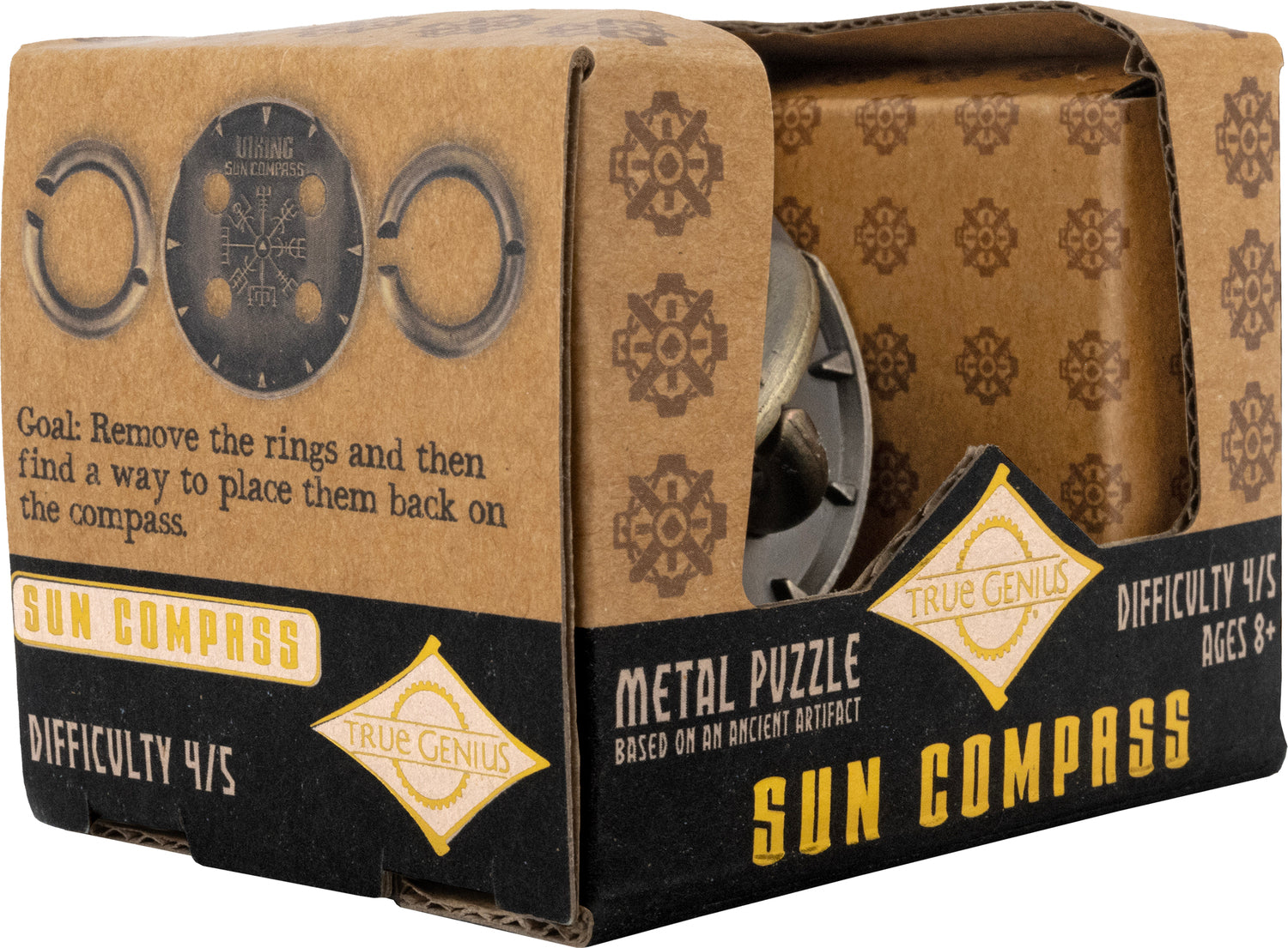 Viking Sun Compass Brainteaser Puzzle – Pufferbellies Toys & Books