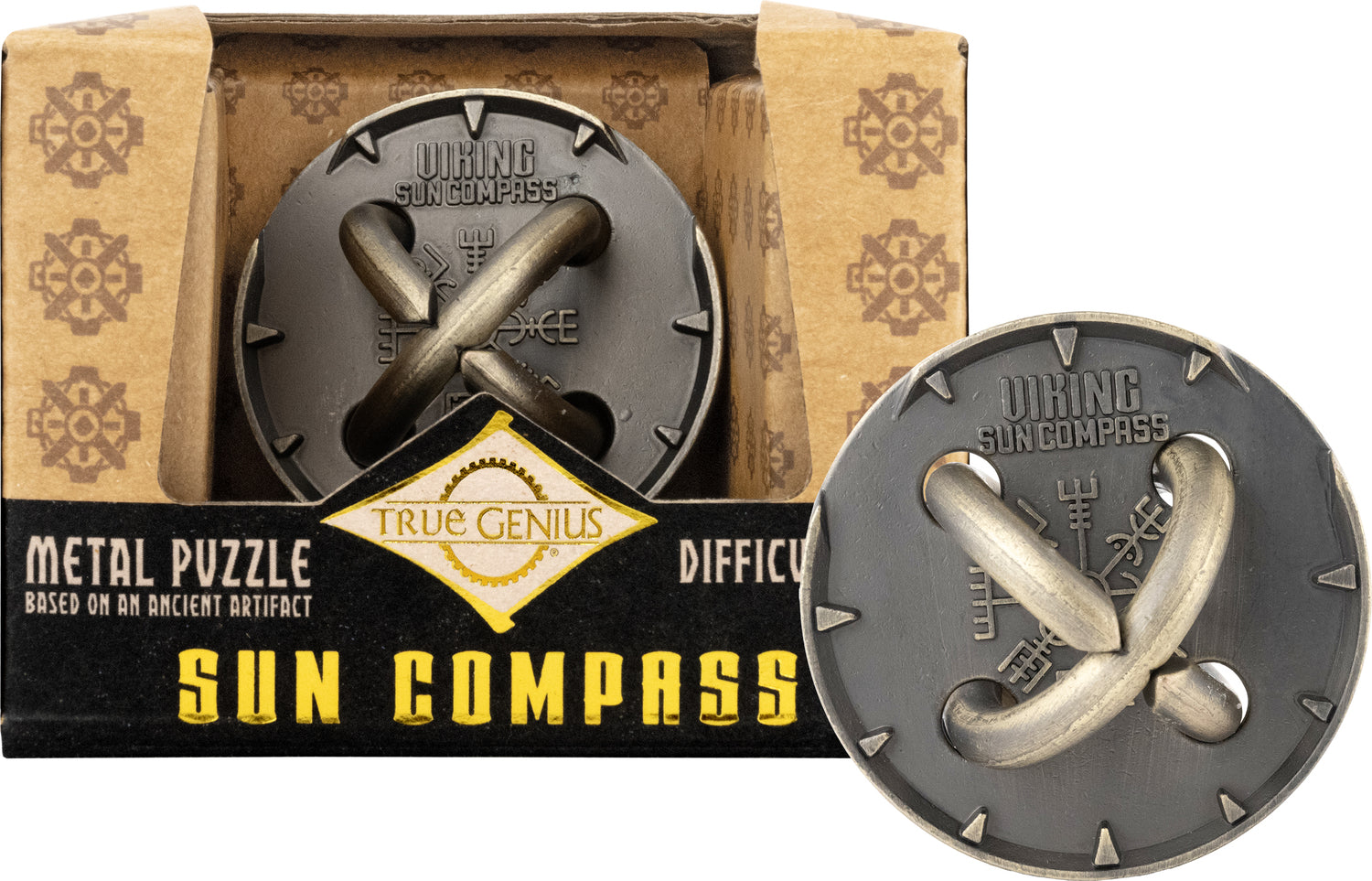 Viking Sun Compass Brainteaser Puzzle – Pufferbellies Toys & Books