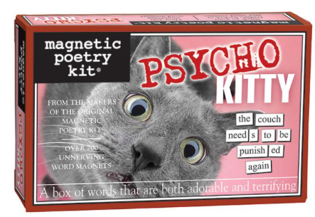 Magnetic Poetry - Psycho Kitty