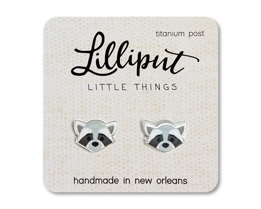 Raccoon Earrings Lilliput Little Things