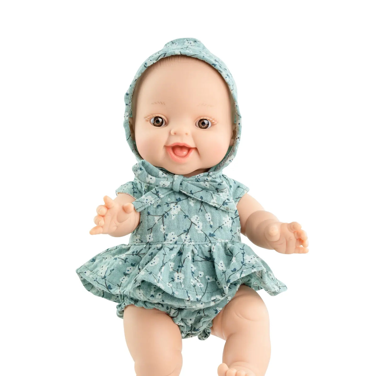 Paola Reina Baby Gordis Rachel Dress Doll in Blue Flowered Dress