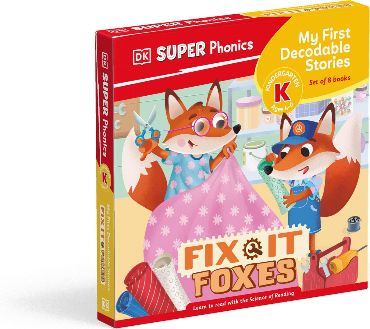 DK Super Phonics My First Decodable Stories Fix-It Foxes