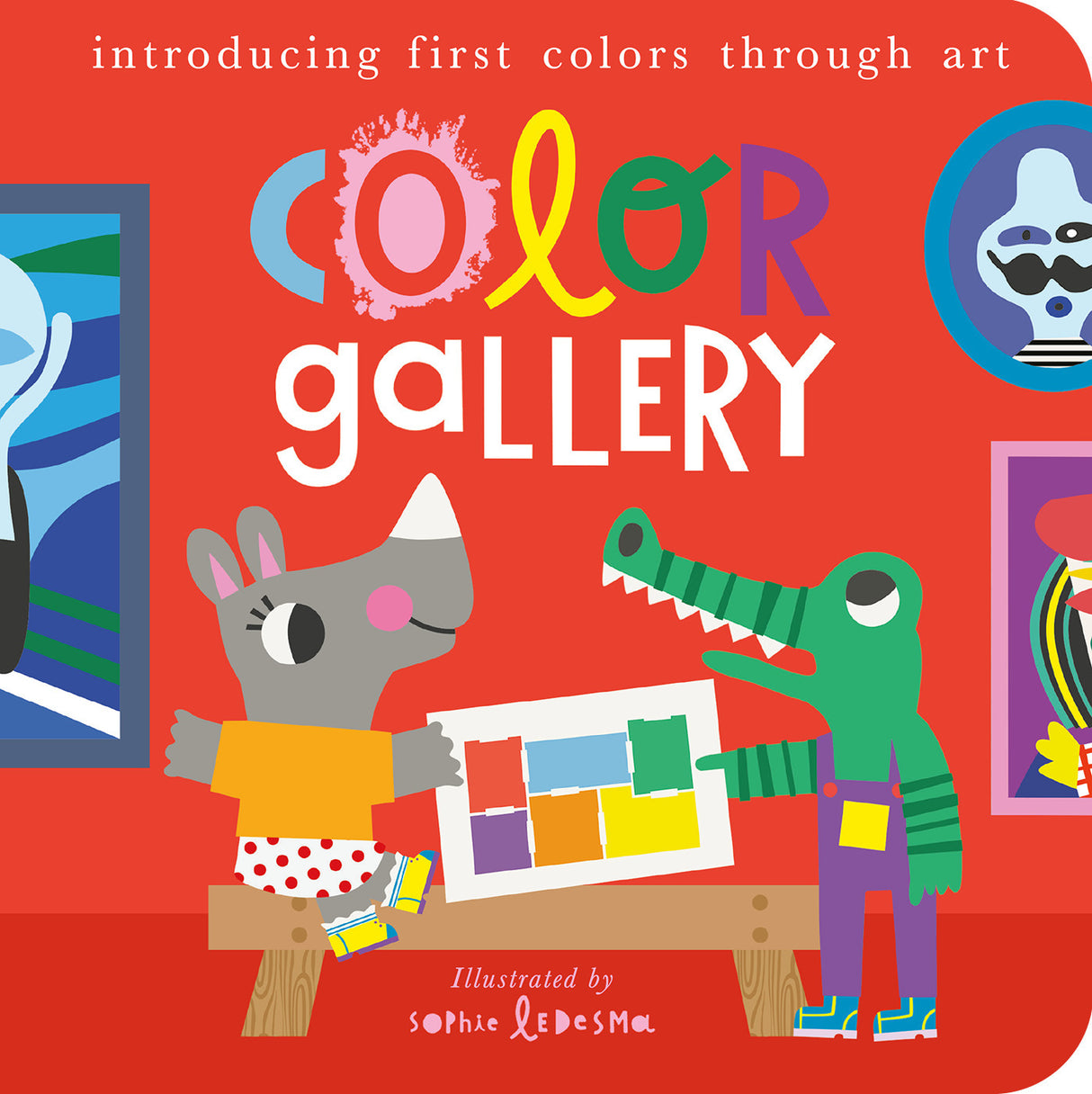 Color Gallery: Introducing first colors through art