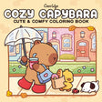 Cozy Capybara: Coloring Book for Adults and Kids