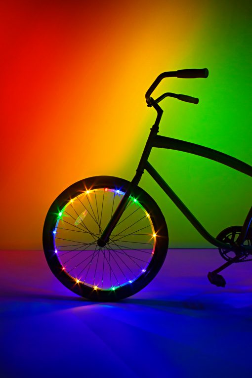 Wheel Brightz Rainbow Lights for Bikes