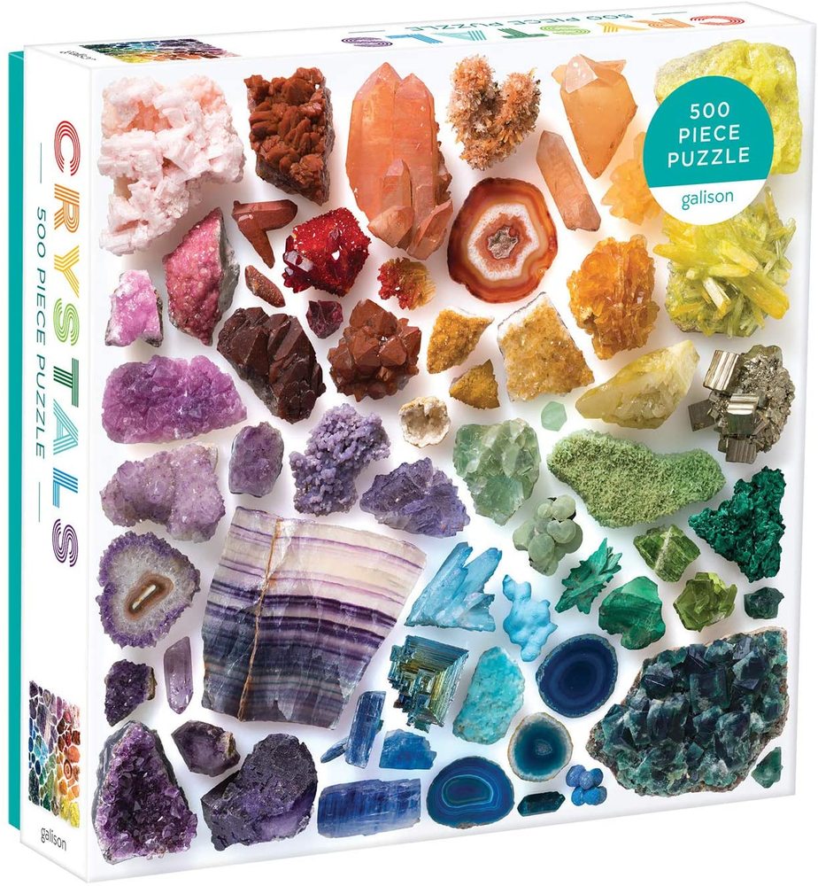 500 Piece Puzzle, Rainbow Crystals