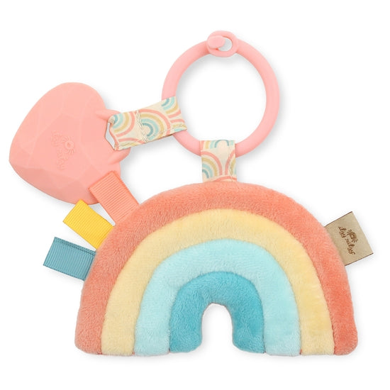 Rainbow Itzy Pal Plush and Teether