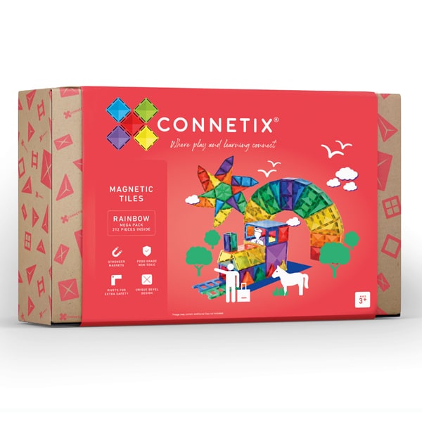 Connetix Rainbow Mega Pack - 212 Pieces