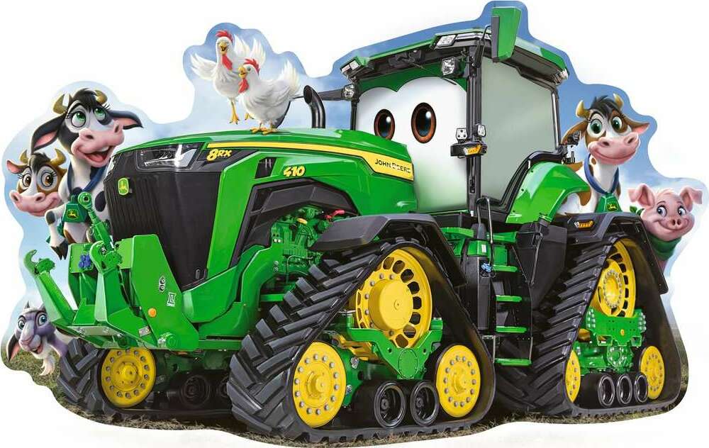 24 Piece Floor Puzzle, John Deere Tractor