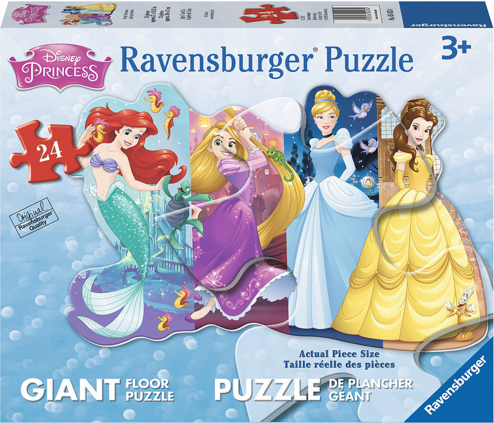 24 Piece Shaped Puzzle, Pretty Princesses