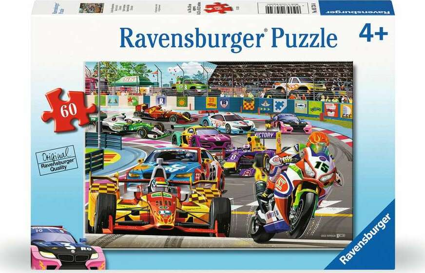 Racetrack Rally (60 Piece Puzzle) Ravensburger