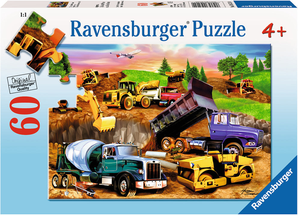 60 Piece Puzzle, Construction Crowd