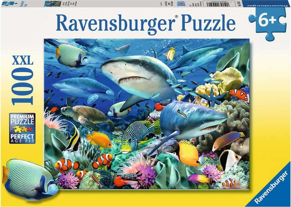 100 Piece Puzzle, Shark Reef